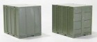 000100 MiniaturModelle 5T. Containers military pair